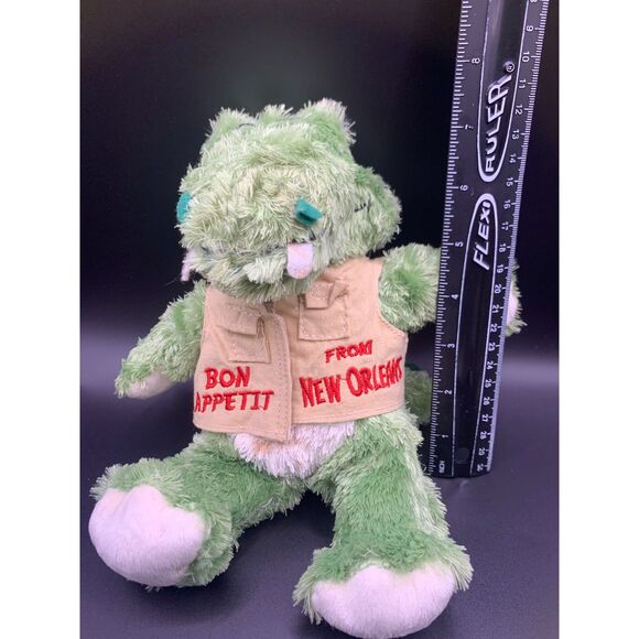 Swampy The Gator Bon Appetit From New Orleans Souvenir Plush Stuffed Animal - Picture 2 of 4